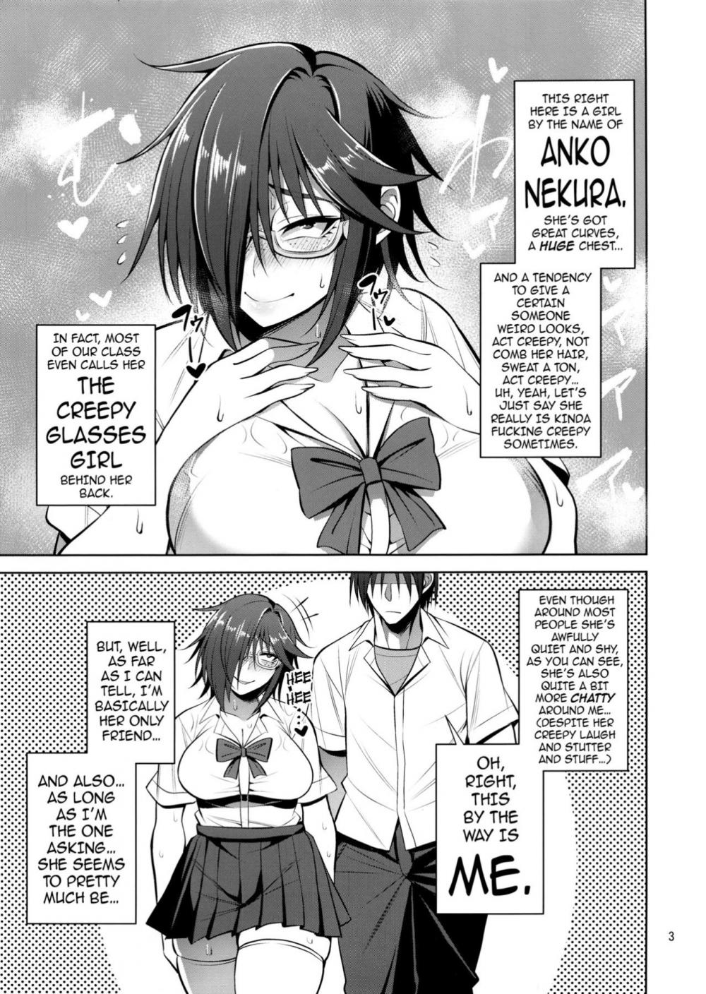 Hentai Manga Comic-The Creepy Glasses Girl Book-Read-2